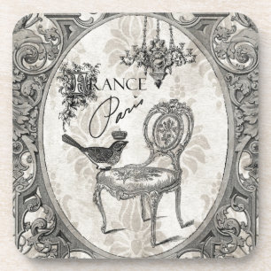 Vintager französischer Untersetzer