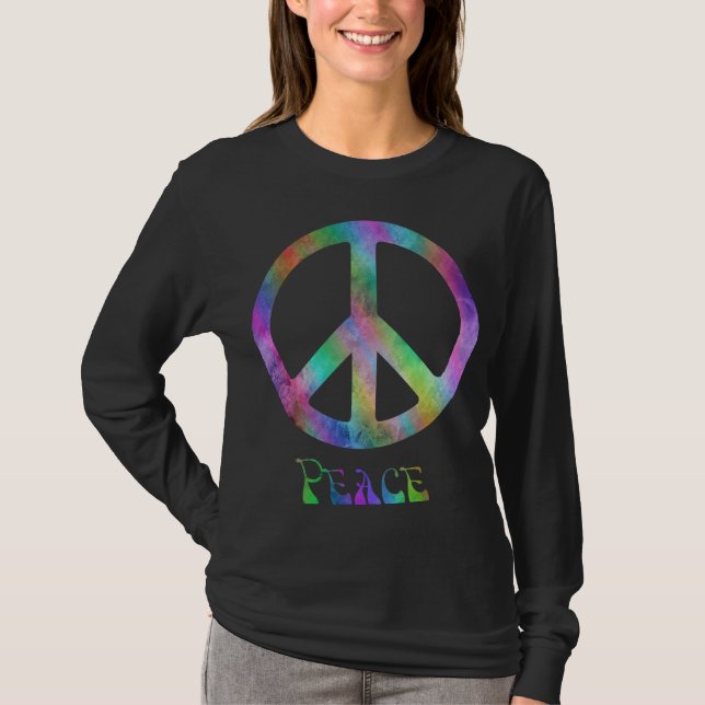 Vintager Frieden T-Shirt (Vorderseite)