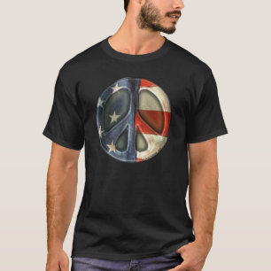 Vintager Frieden T-Shirt