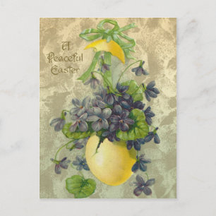 Vintager Friedlicher OsterOstern Feiertagspostkarte