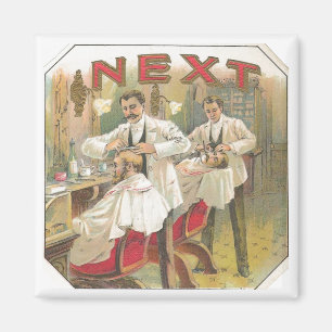 Vintager Friseur Magnet