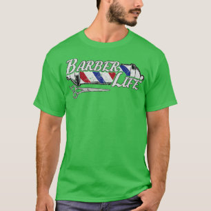 Vintager Friseur Pole Haare Weihnachten G T-Shirt