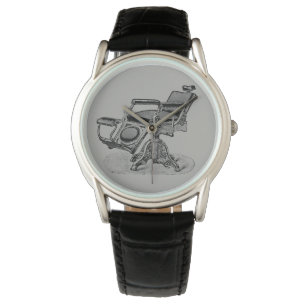 Vintager Friseur-Stuhl Armbanduhr