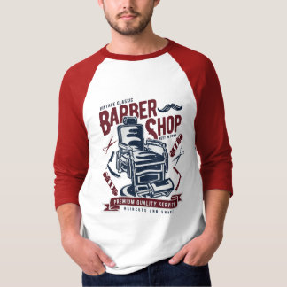 Vintager Friseurladen T-Shirt