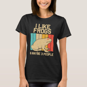 Vintager Frosch für Männer Frauen Kinder Niedliche T-Shirt