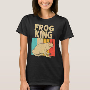 Vintager Frosch für Männer Opa Vater Niedlich Fros T-Shirt