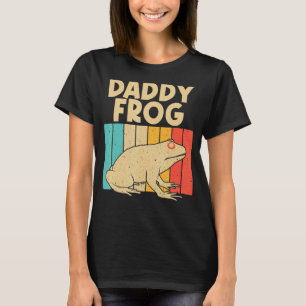 Vintager Frosch für Vater Opa Niedlich Frosch Toad T-Shirt