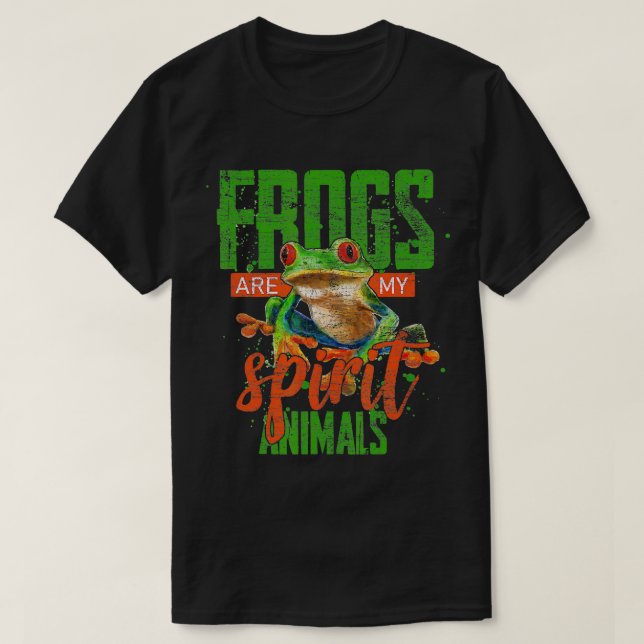 Vintager Frosch T-Shirt (Design vorne)