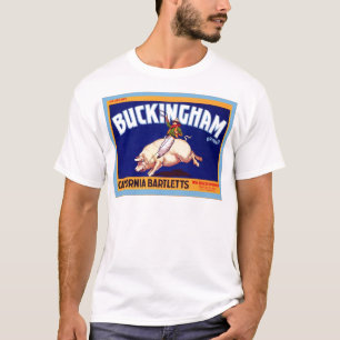 Vintager Frucht-Kisten-Aufkleber T-Shirt