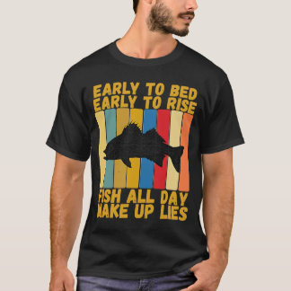 Vintager frühe Bettdecke Frühaufstehender Funny St T-Shirt