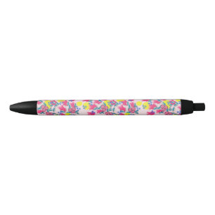 Vintager Frühling Rosa Tulips Blume Blossom Kugelschreiber