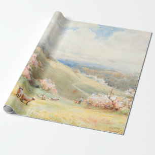 Vintager Frühling von Joseph Rubens Powell Geschenkpapier