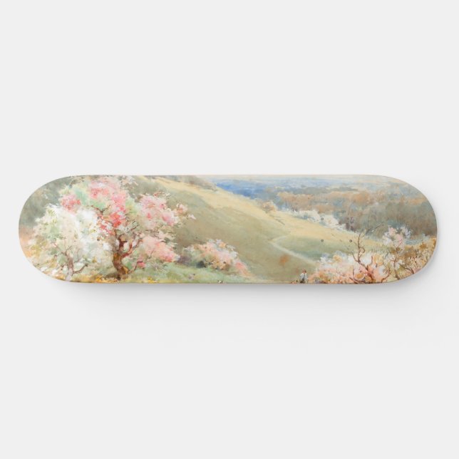 Vintager Frühling von Joseph Rubens Powell Skateboard (Horizontal)