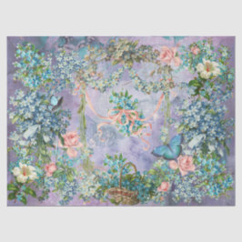 Vintager Frühlingsauschuss Seidenpapier