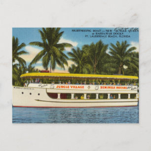 Vintager Ft. Lauderdale Beach, Florida Postkarte