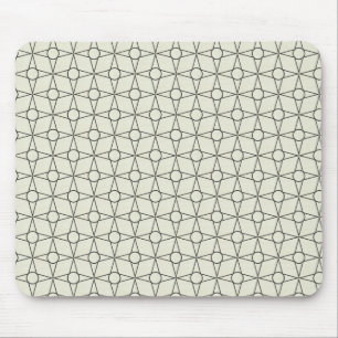 Vintager Funk Geometric Mousepad, Elfenbein Mousepad
