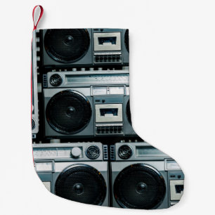 Vintager Funkboomkasten Kleiner Weihnachtsstrumpf