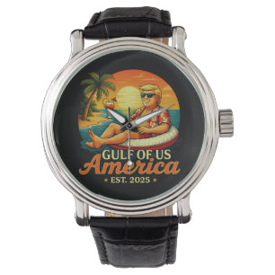 Vintager Funny Trump - Amerikas Golf 2025 Armbanduhr