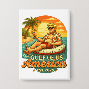 Vintager Funny Trump - Amerikas Golf 2025 Button