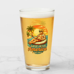 Vintager Funny Trump - Amerikas Golf 2025 Glas