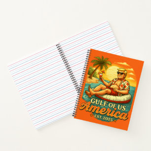 Vintager Funny Trump - Amerikas Golf 2025 Notizbuch