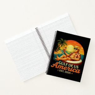 Vintager Funny Trump - Amerikas Golf 2025 Notizbuch
