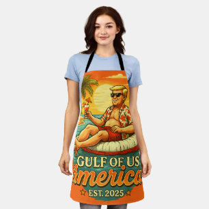 Vintager Funny Trump - Amerikas Golf 2025 Schürze
