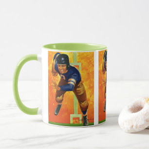 Vintager Fußball-Fußball-Rückspiel Tasse