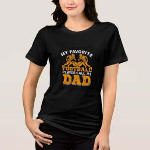 Vintager Fußballspieler - Retro Soccer Style Tri-B Tri-Blend Shirt