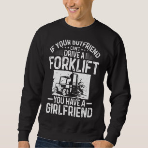 Vintager Gabelstaplerbetreiber, wenn Ihr Sweatshirt