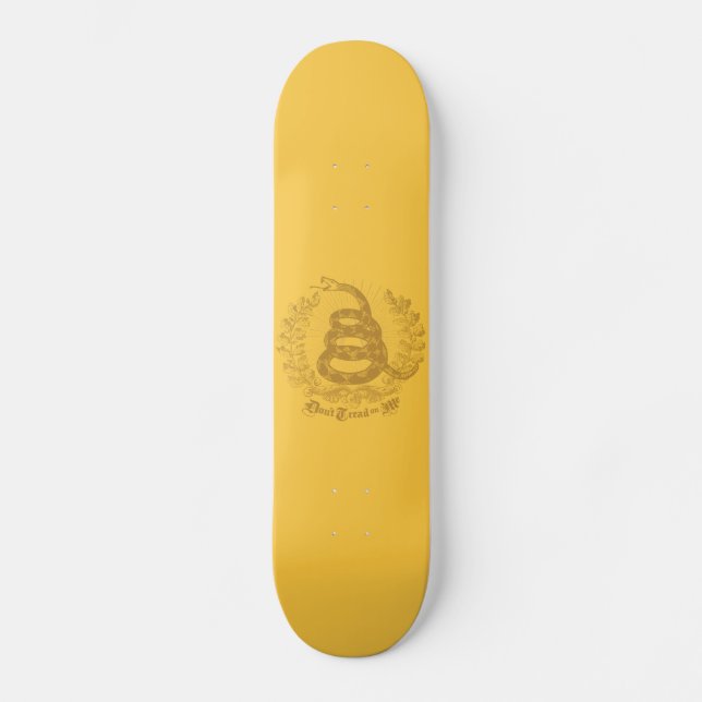 Vintager GadsdenSkateboard Skateboard (Vorderseite)