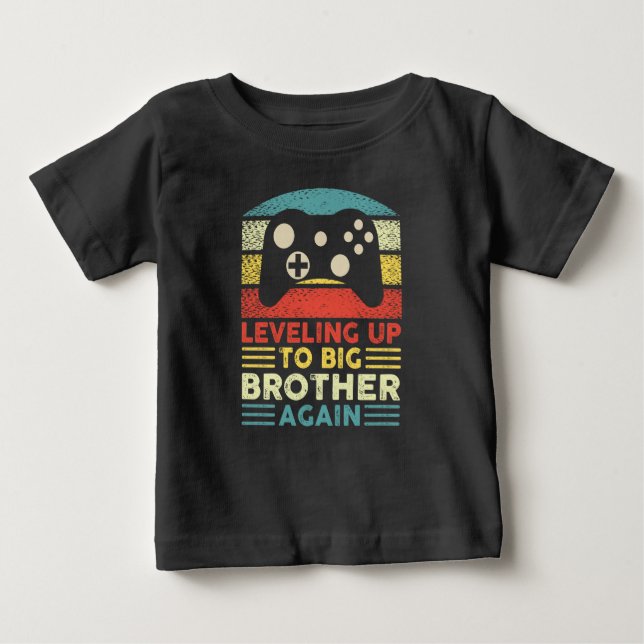 Vintager Gamer br. Baby T-shirt (Vorderseite)