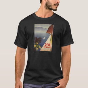 Vintager Gardasee Riva Torbole Italien Tourismus T-Shirt