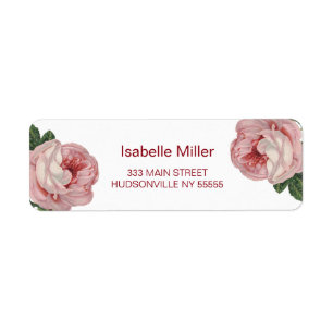 Vintager Garten Blütenrosa Rose