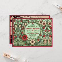 Vintager Garten Jugendstil Hochzeit