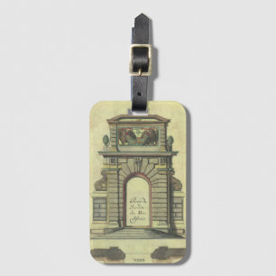 Vintager Gartenbogen, Renaissance-Architektur Gepäckanhänger