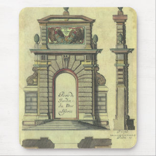 Vintager Gartenbogen, Renaissance-Architektur Mousepad