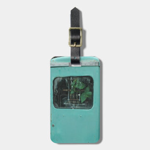 Vintager Gaspumpe Planter leicht ID Persönlich Gepäckanhänger