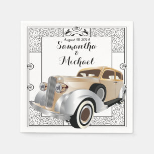 Vintager Gatsby-Stil Serviette