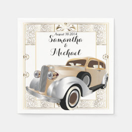 Vintager Gatsby-Stil Serviette