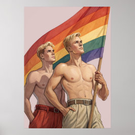 Vintager Gay Pride Poster