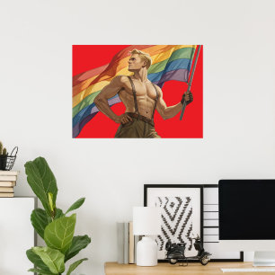 Vintager Gay Pride Poster