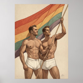 Vintager Gay Pride Poster