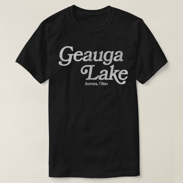 Vintager Geauga-See T-Shirt (Design vorne)