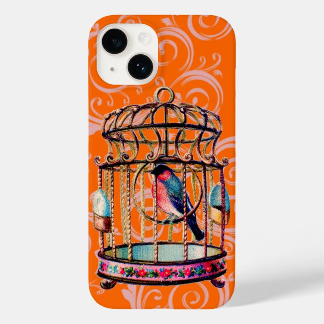 Vintager Geburtskäfig Case-Mate iPhone Hülle (Rückseite)