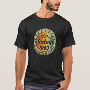 Vintager Geburtstag 1963 Alle Originalteile Frauen T-Shirt