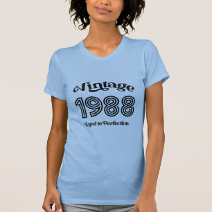 Vintager Geburtstag 1988, vollendet T-Shirt