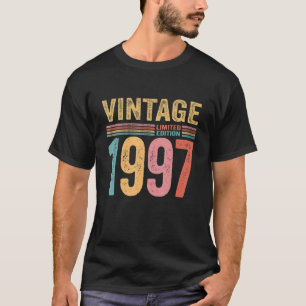 Vintager Geburtstag 1997, 25 Jahre T-Shirt