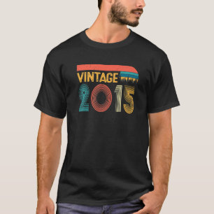 Vintager Geburtstag 2015 Frauen 8 Jahre T-Shirt
