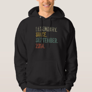 Vintager Geburtstag seit September 2014 Hoodie
